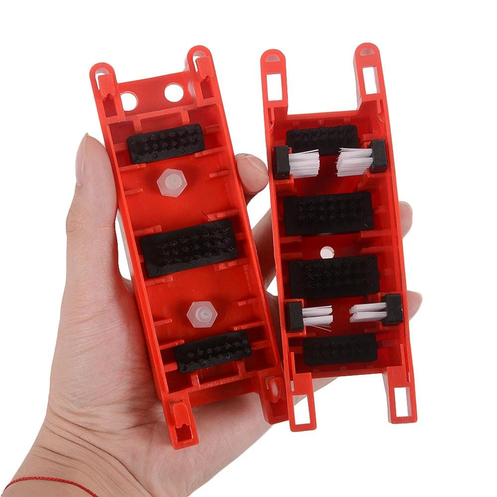 Kit de Machine de nettoyage de chaîne, brosse, engrenage, outil de nettoyage de moto, chaînes de mot
