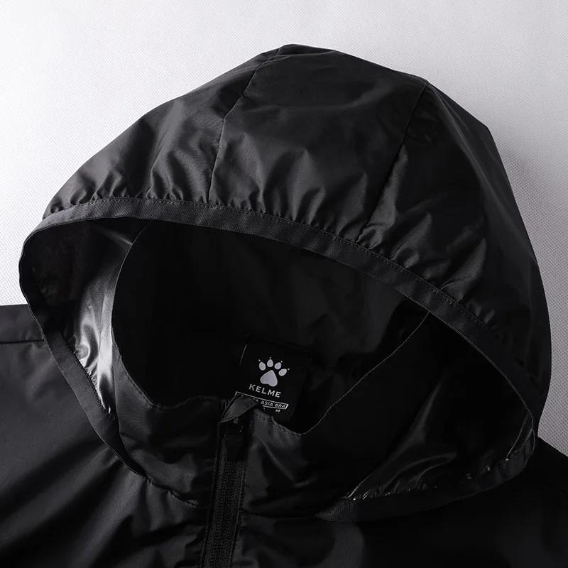 Veste imperméable KELME homme - Coupe-vent football entraînement - Léger séchage rapide extérieur