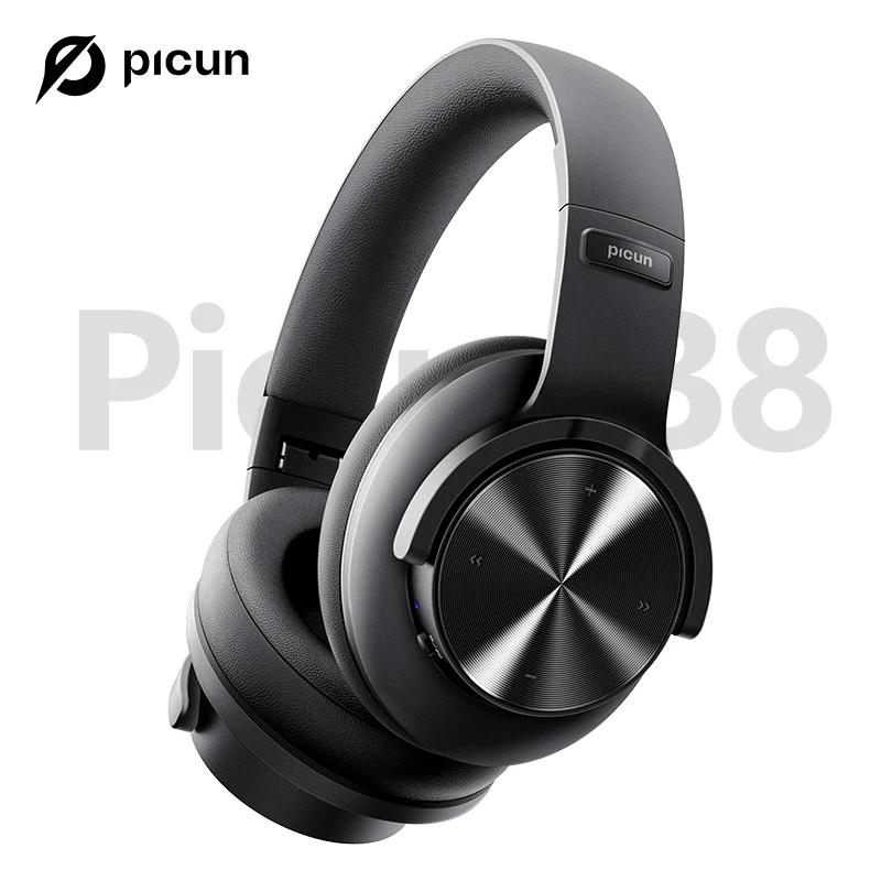 Picun B8 Bluetooth casque 120H Playtime casque sans fil Bluetooth 3EQ Mode faible latence appels mai