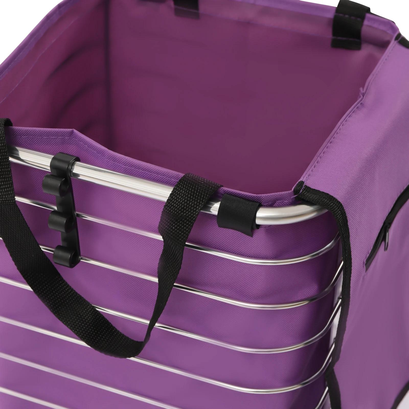 Mir de Shopping Pliable de Grande Capacité, Pratique et Économe en Travail, Peut Être Plié pour les