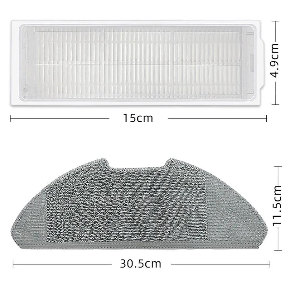 Pour Xiaomi Mi Robot aspirateur-vadrouille 2 Pro/Lite MJST1SHW MJSTL filtre Hepa vadrouille tissu br