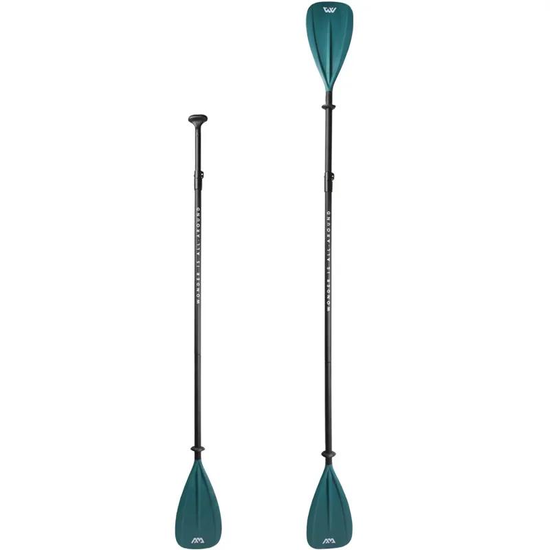 Pagaie SUP AquaMarina alliage aluminium fibre verre double usage kayak bateau pneumatique