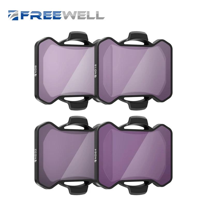 Freewell Drone professionnel ND filtre Standard jour 4 pièces/ensemble ND8 ND16 ND32 ND64 pour DJI A