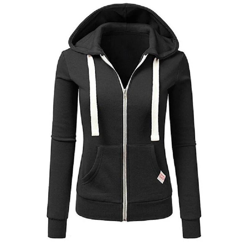 Sweat à capuche de sport personnalisé pour femmes, nouvelle mode automne/hiver, manches longues, cor
