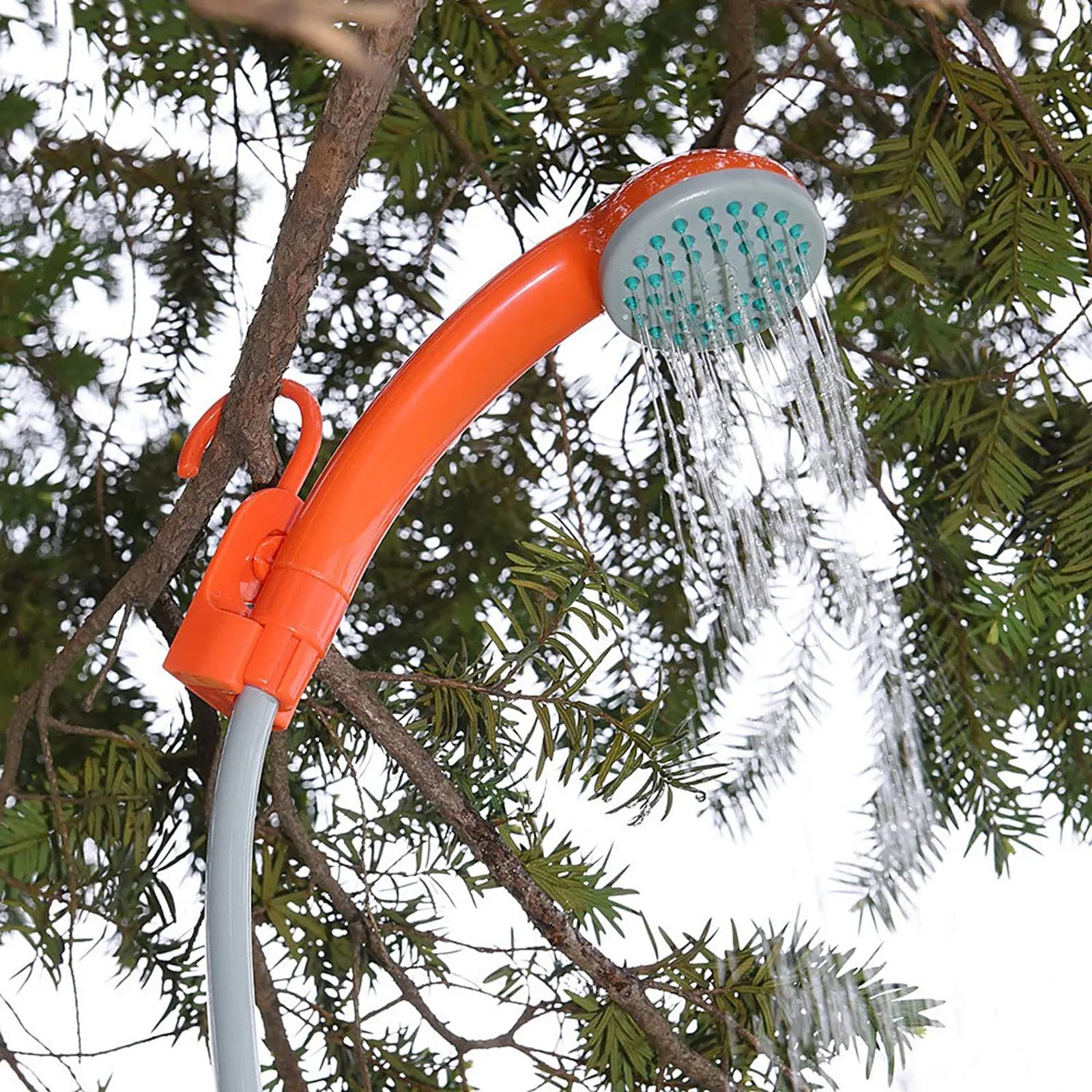 Pommeau de Douche Portable Rechargeable pour Camping en Plein Air, Pompe à Eau, 5l/min