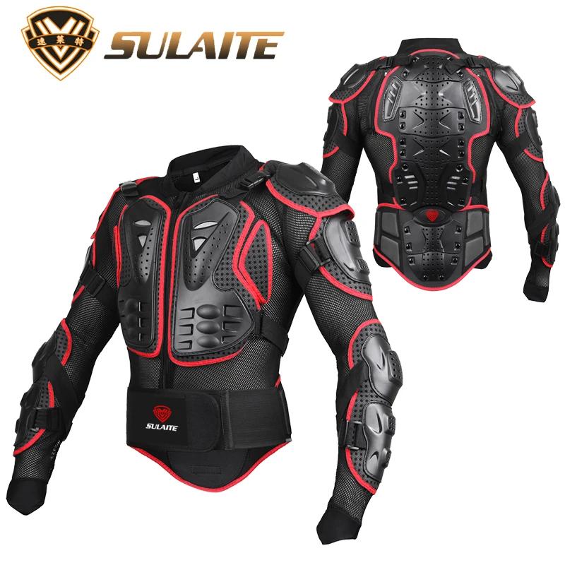 SULAITE veste de moto course armure protecteur ATV Motocross Protection du corps veste vêtements équ