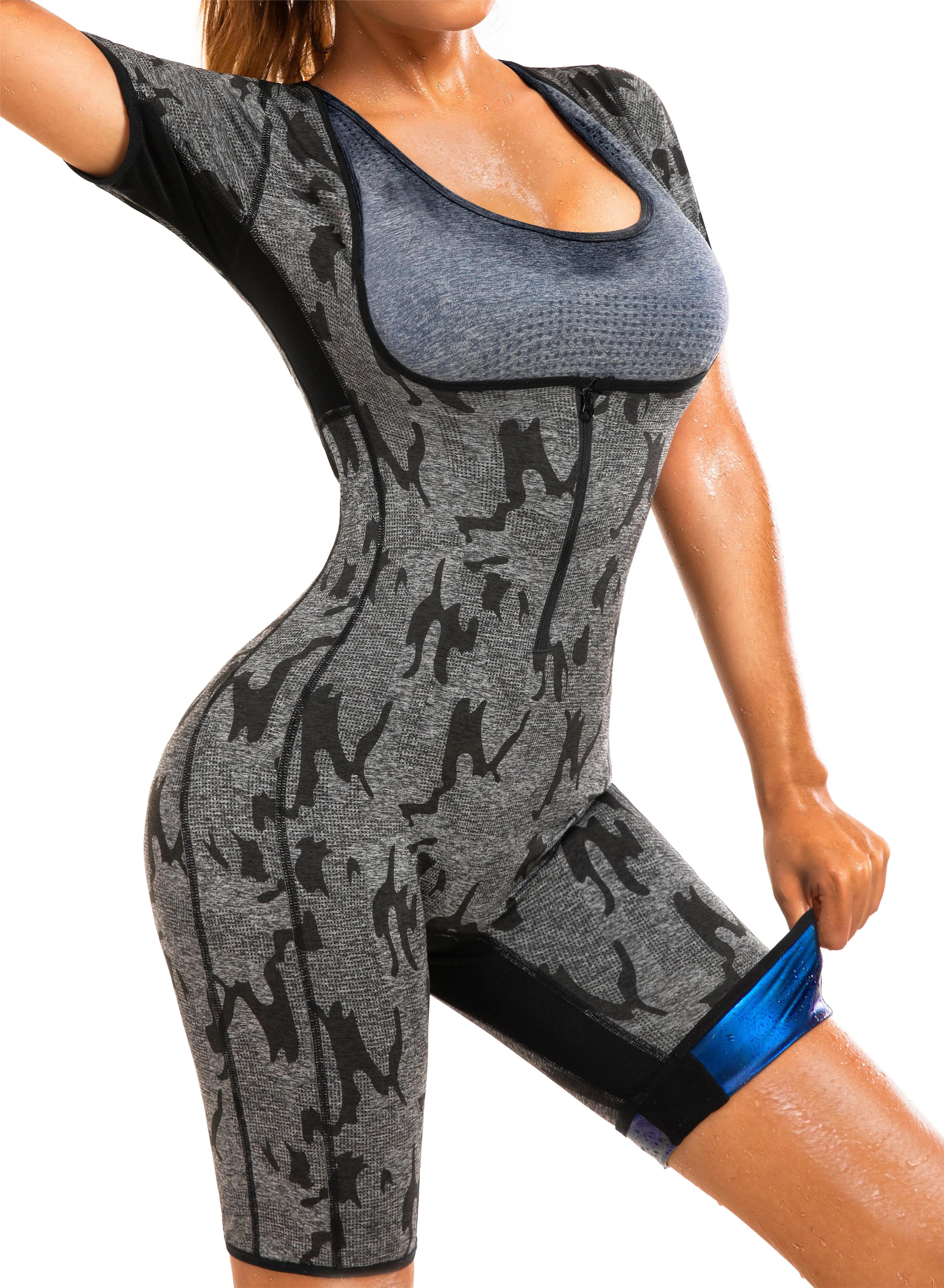 Costume de Sauna pour femmes, chemise de sueur, gilet amincissant, combinaison chaude, vêtements mod