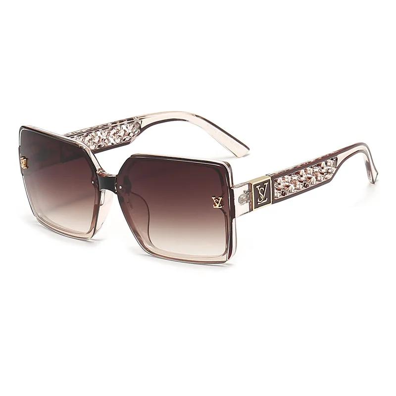 Nouvelle boîte de mode de luxe lunettes de soleil dames lunettes de soleil pare-soleil haute sens