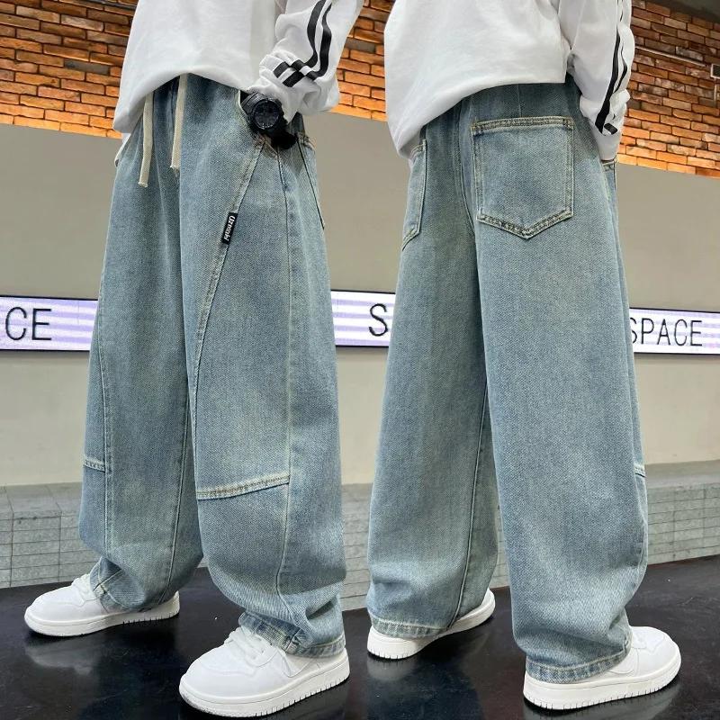 Jeans pour garçons Printemps 2026 – Pantalons tendance pour enfants de 3 à 12 ans – Pantalons décont
