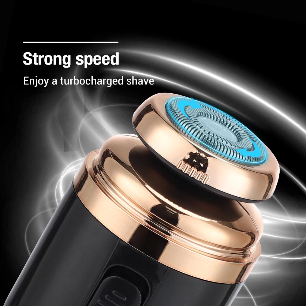 Mini rasoir électrique lavable de voyage, Capsule de chargement de Type c, coupe des poils du nez, f