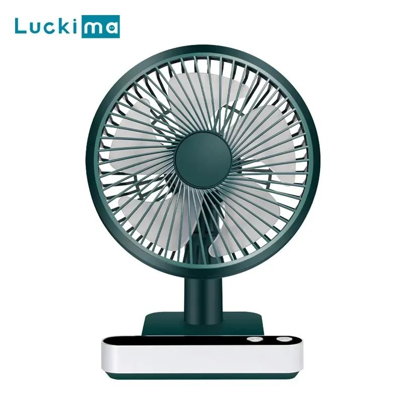 Ventilateur de bureau oscillant Rechargeable USB, 4 réglages de vitesse, Mini ventilateur de refroid