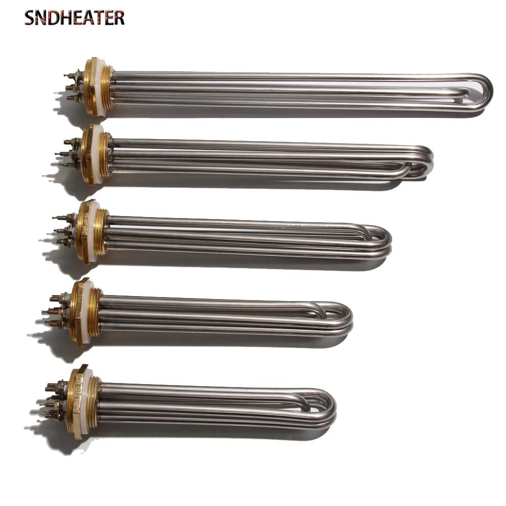 SNDHEATER 110 V/220 V/380 V résistance de chauffe-eau à Immersion industrielle DN32/DN40/DN50 tuyau