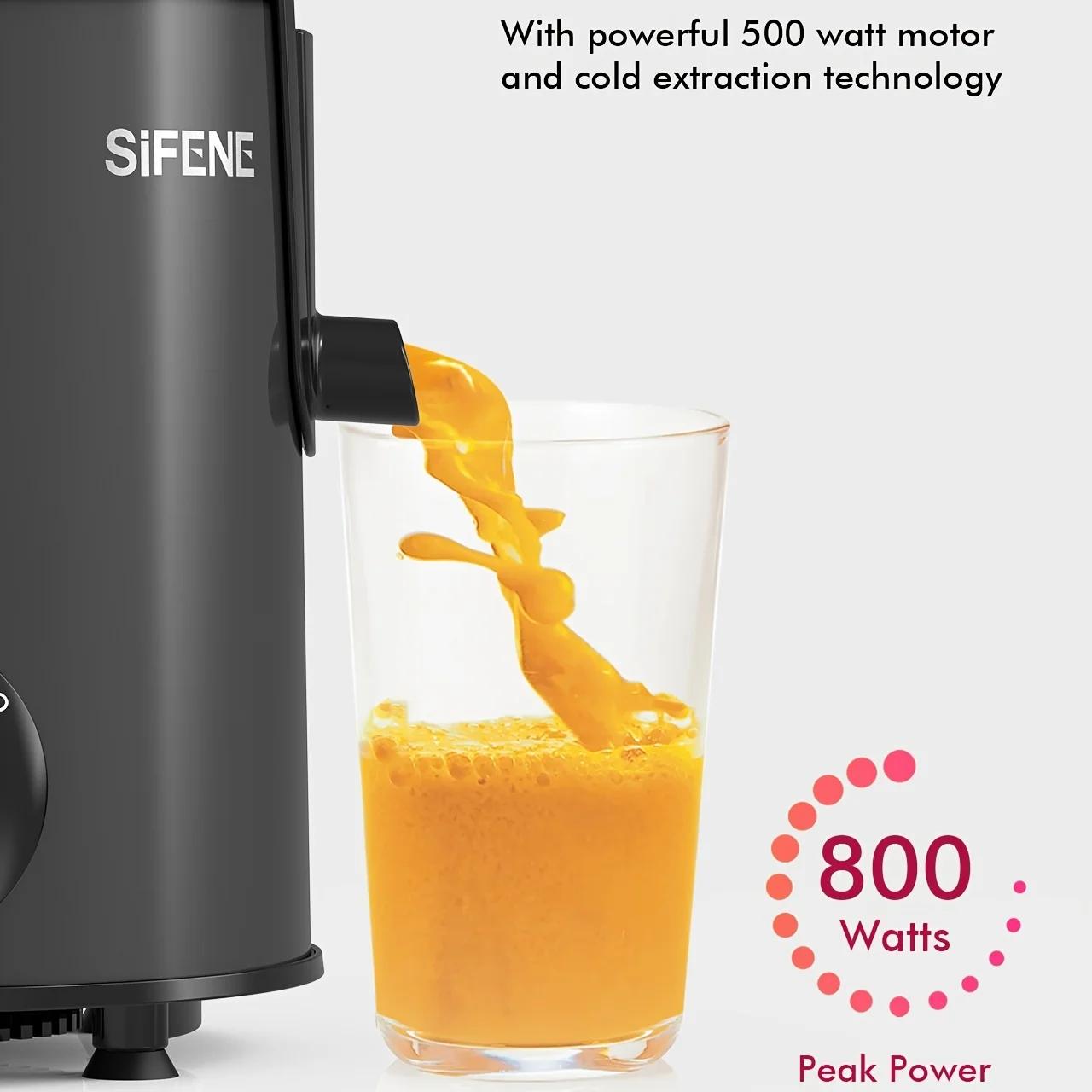 SiFENE-Ju479, jus de fruits et légumes rajeunissants de 3 pouces de large, facile à nettoyer, 3 régl