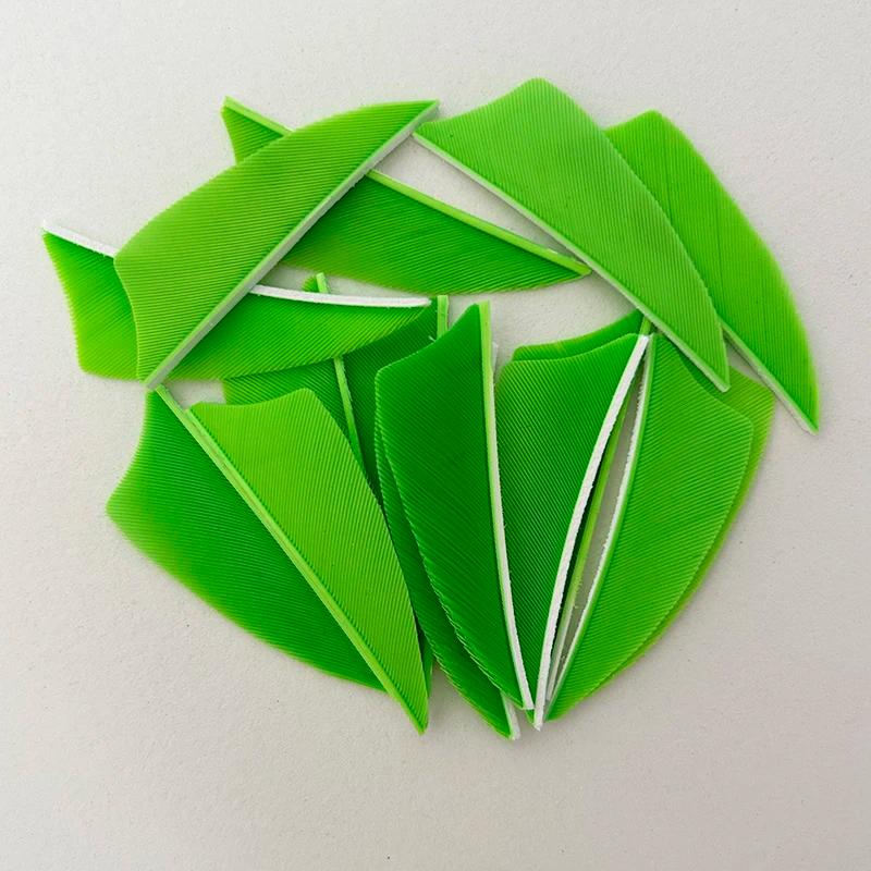 50 pièces de plumes de dinde IBOUNFOX de 2 pouces pour l'ajustement des flèches de tir à l'arc, aile