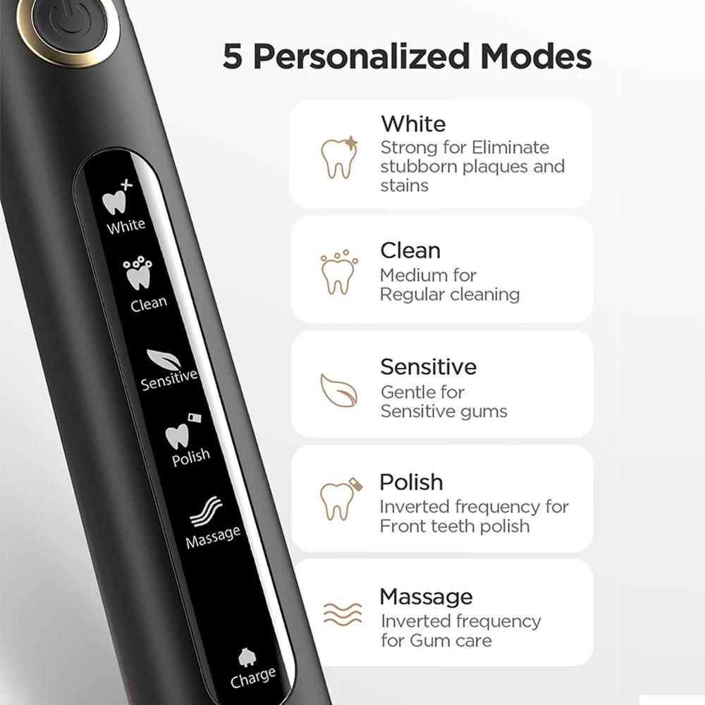 Fairywill hydropulseur Oral Rechargeable Portable dentaire 3 Modes réservoir d'eau pour les dents 30