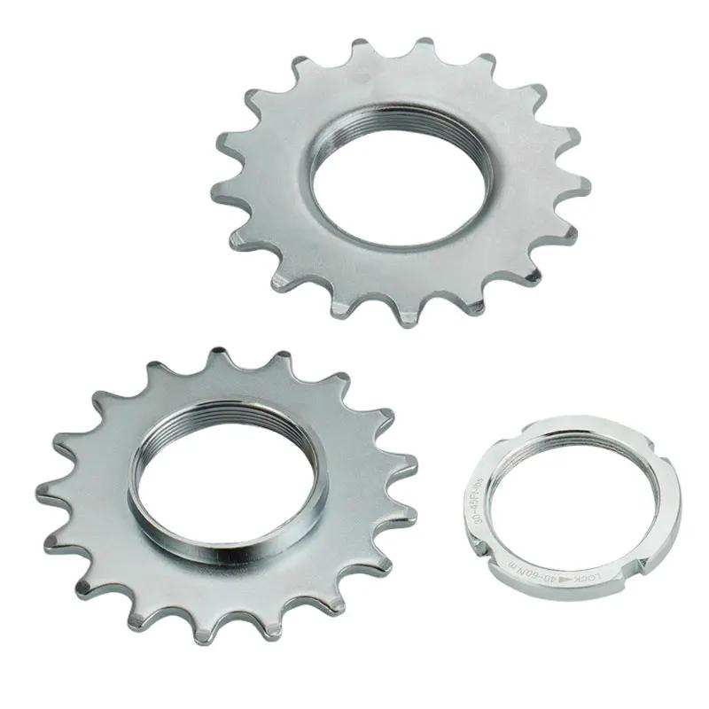 Vélo engrenage fixe 13T 14T 15T 16T 17T 18T, roue libre, verrouillage du moyeu, 1 vitesse, anneaux d
