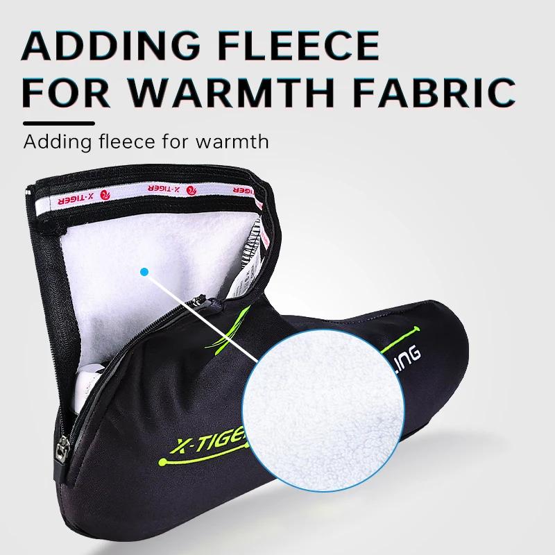 X-TIGER cyclisme couvre-chaussures hiver thermique sourire VTT vélo couvre-chaussures femmes hommes