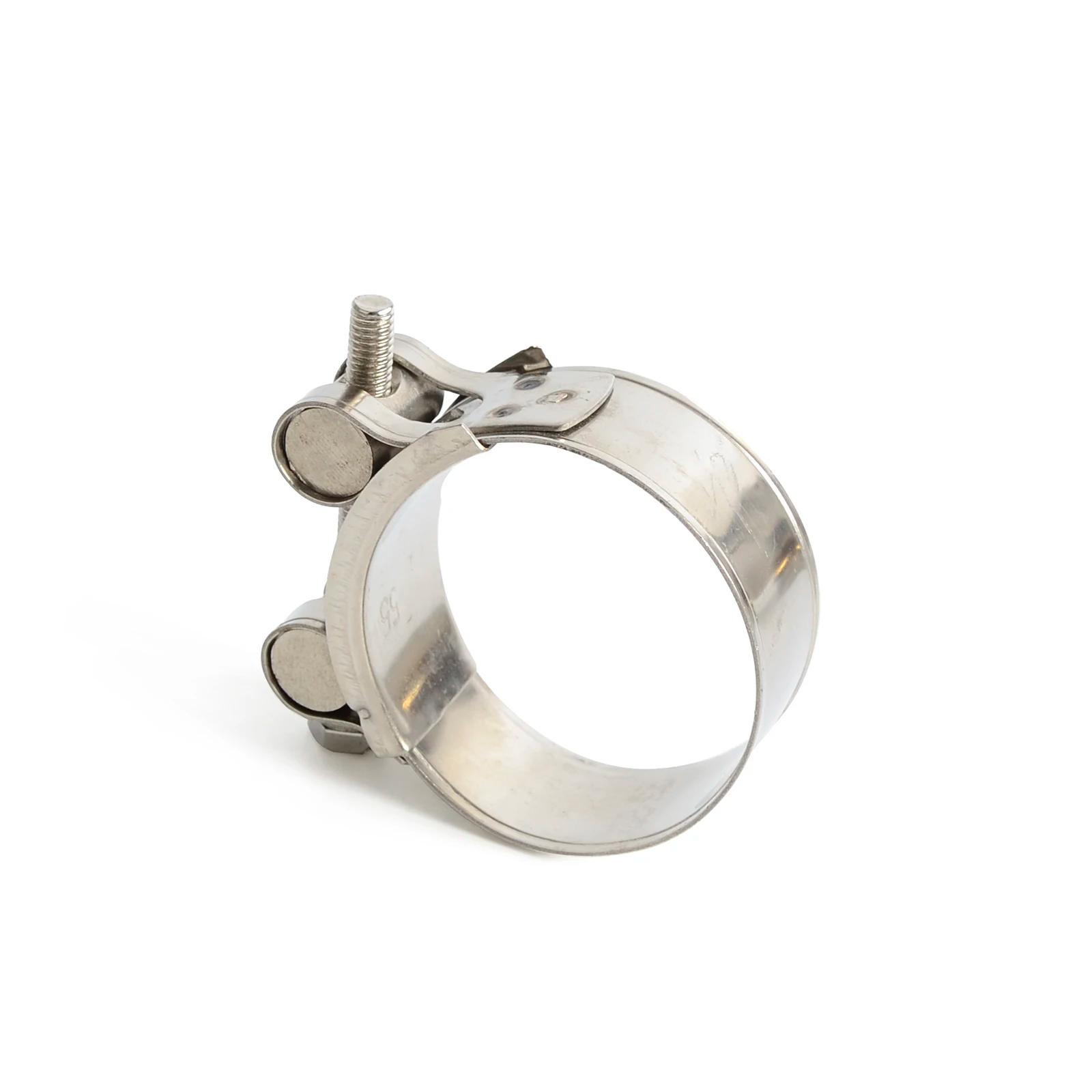 Pince de serrage pour tuyau d'échappement de moto, 31mm - 62mm, en acier inoxydable, pour connexion