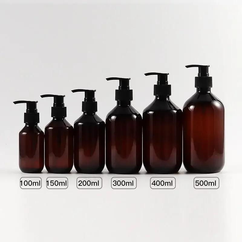 AfricPŽ- Récipient liquide en plastique, distributeur de gel douche HI, shampoing au quotidien, vais