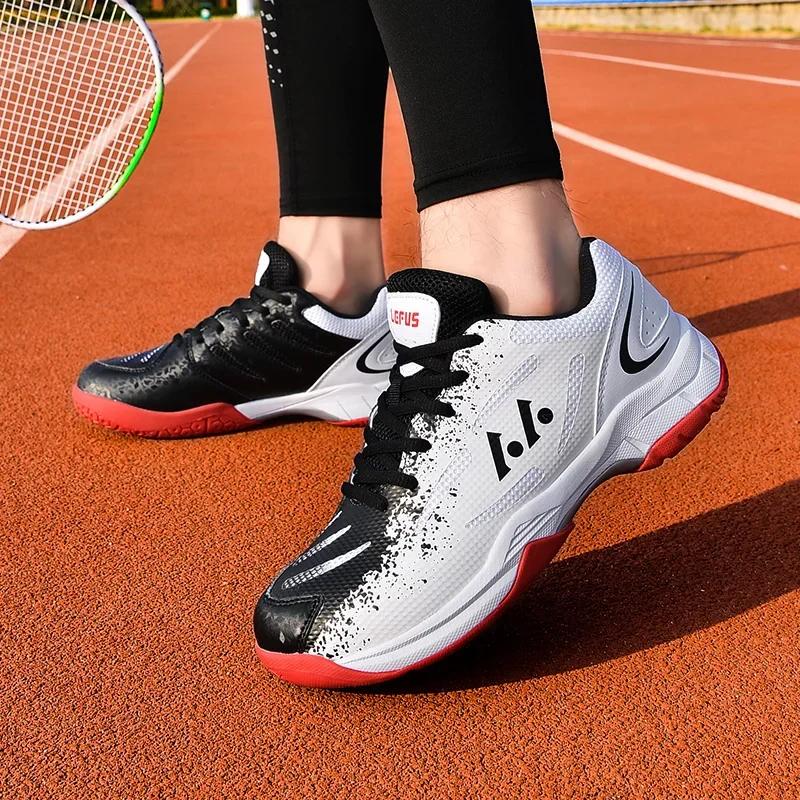 Chaussures de Badminton pour hommes, baskets professionnelles respirantes d'intérieur originales rés