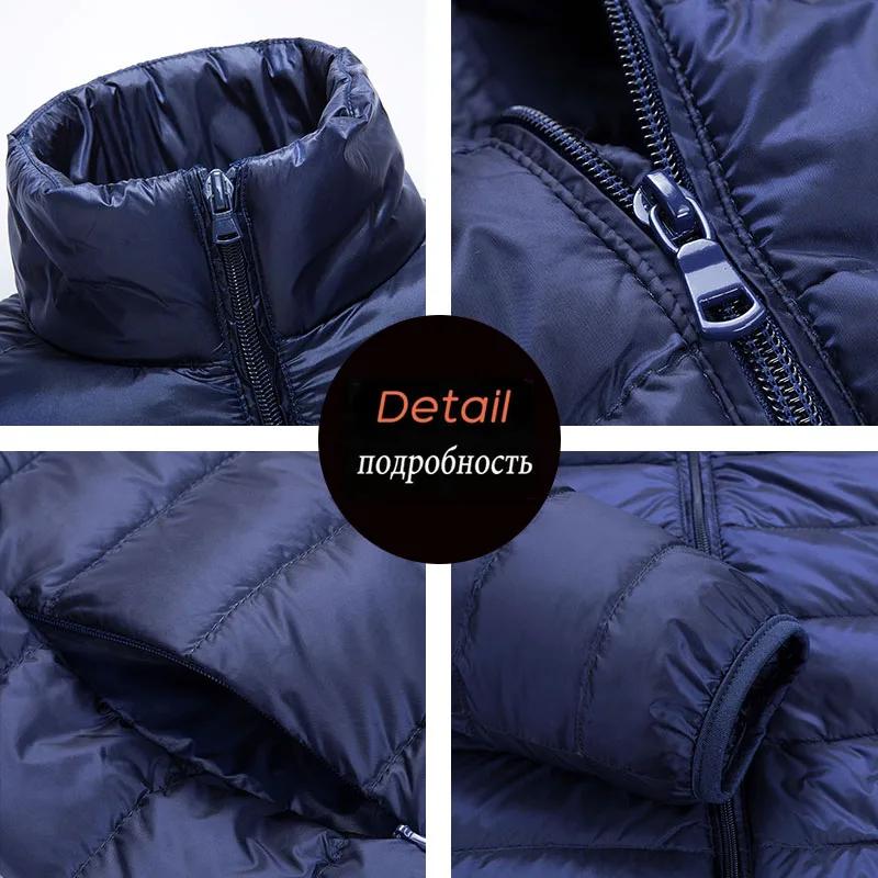 Doudoune coupe-vent imperméable pour hommes, vestes décontractées pour hommes, chaud, printemps, aut