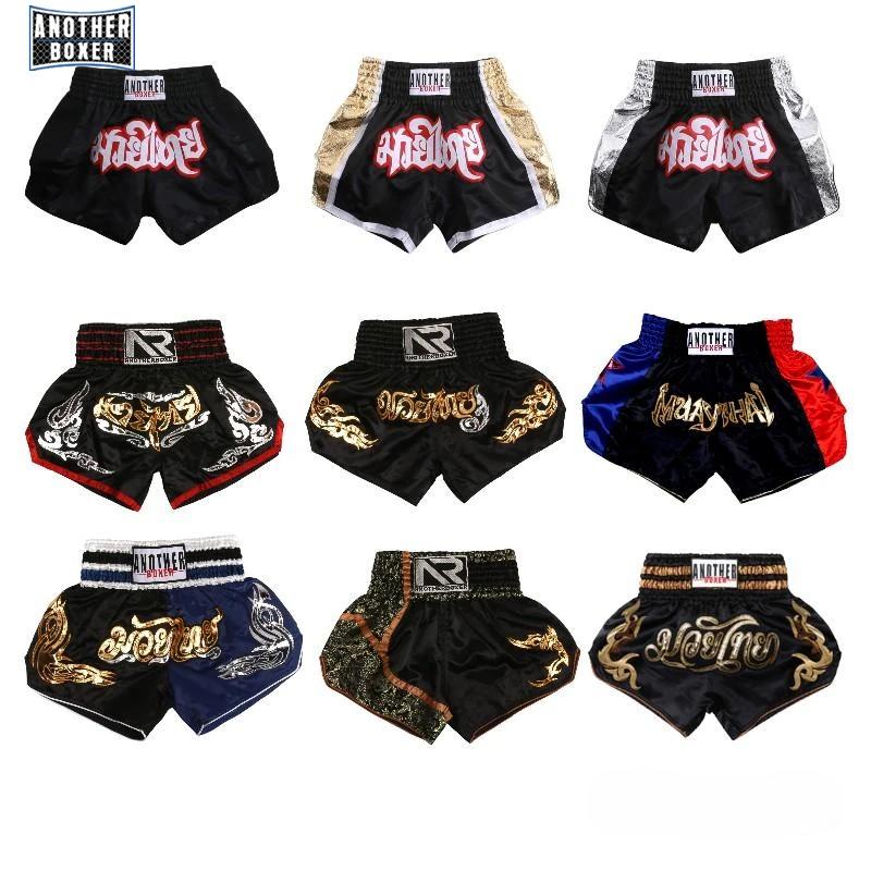 Short de boxe pour hommes, femmes et enfants, homme Muay Thai de haute qualité, short BJJ noir, pant