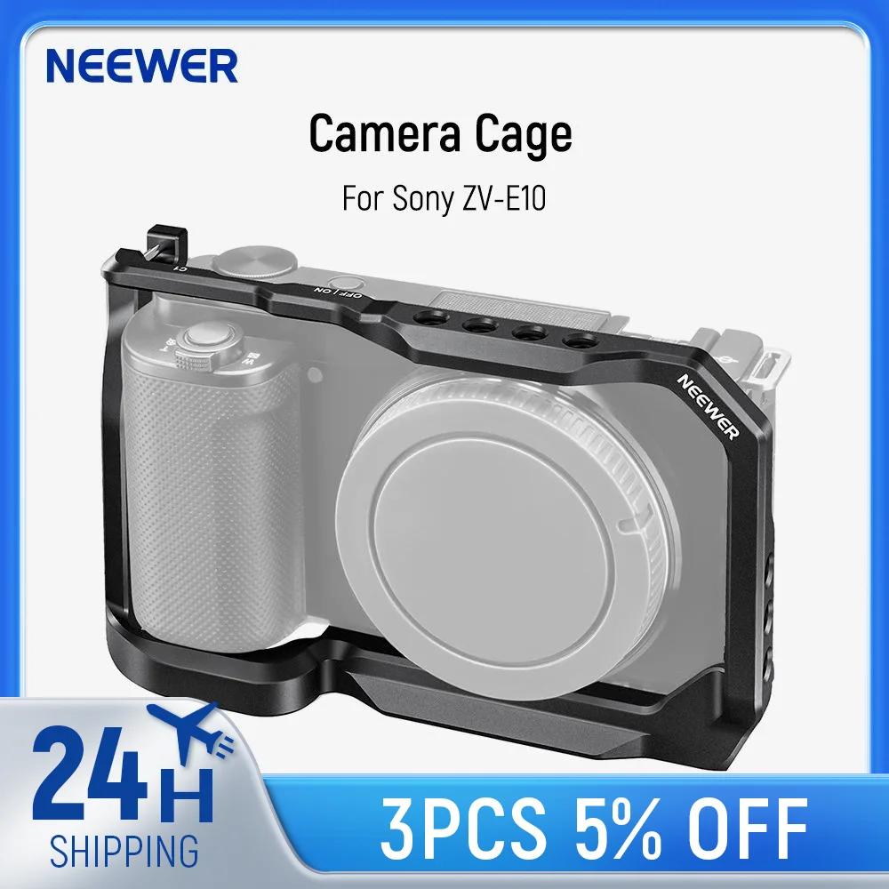 NEEWER Cage de caméra pour Sony ZV-E10 plate-forme de Cage de prise de vue vidéo en aluminium avec p
