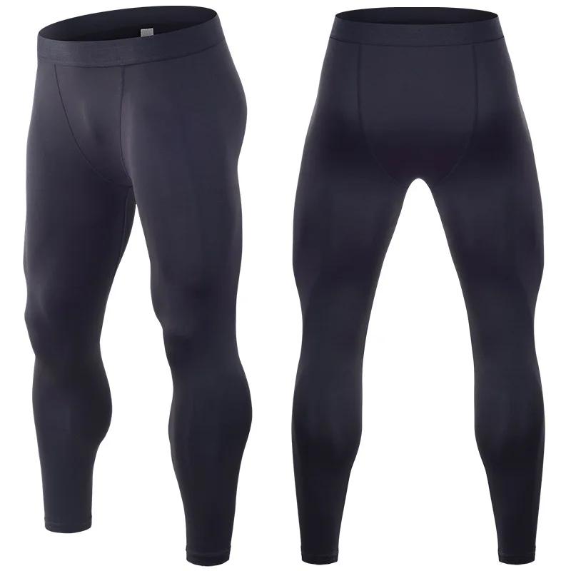 Pantalon de sport de compression à séchage rapide pour hommes, collants de fitness, leggings de cour