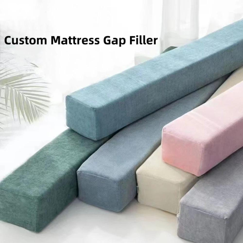 Remplisseur d'espace de matelas personnalisé, extension de lit, oreiller de tête de lit, écart fermé