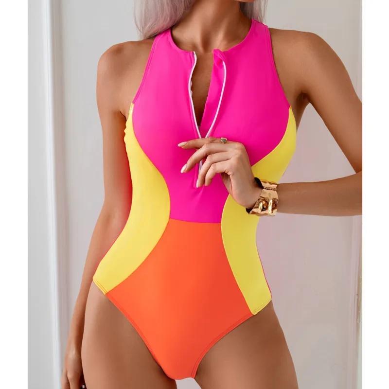 Maillots de bain une pièce sexy 2026 pour femmes, vêtements de sport et de surf, pour la natation, l