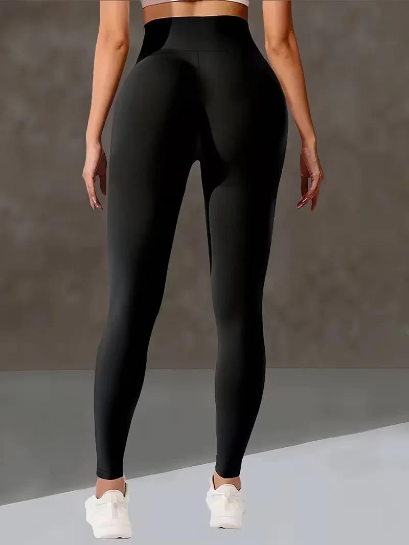 Leggings de sport pour femmes, taille haute, effet push-up, extensibles, idéaux pour la course à pie
