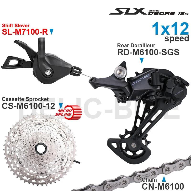 SHIMANO DEORE M6100 12v groupe manette de vitesse dérailleur arrière RD-M6100 pignon de Cassette 51T
