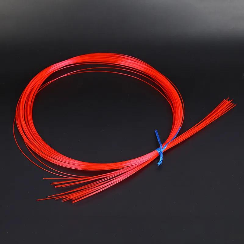 Fibre de visée d'arc à poulies Slingshot, fibre optique, accessoire de visée d'arc à broche, rouge e