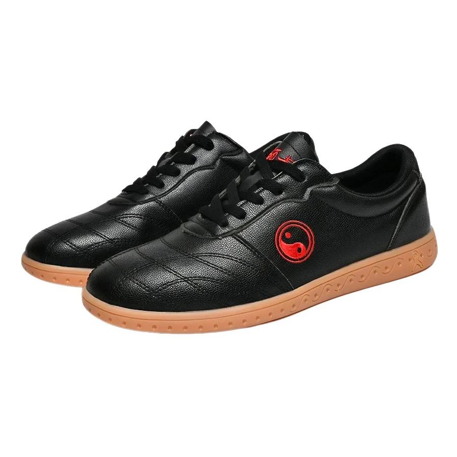 Chaussures tai chi souples seniors - Semelle cuir antidérapante pour arts martiaux et entraînement physique