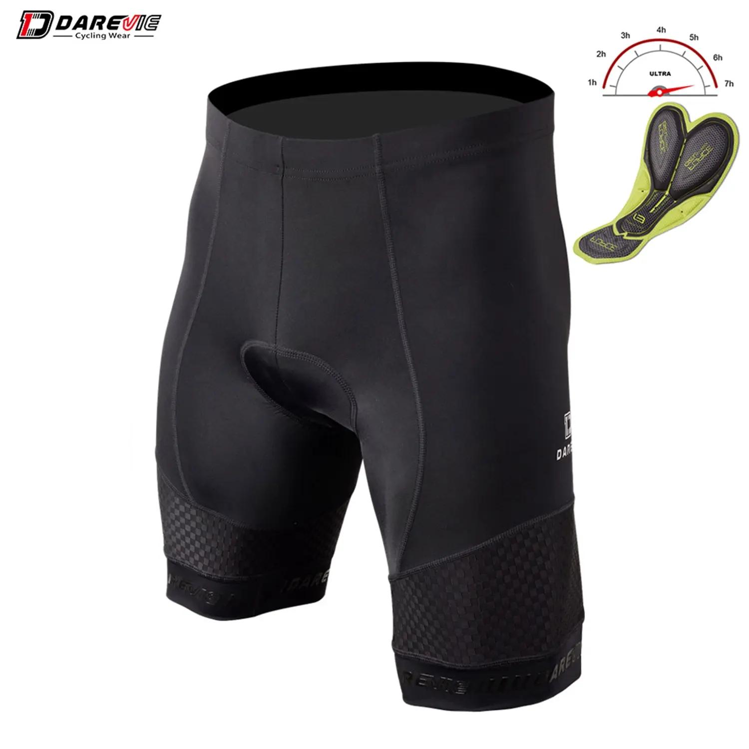 DAREVIE-Short de Cyclisme Respirant avec Coussretours en Gel 3D pour Homme et Femme, 6 Heures de Bal