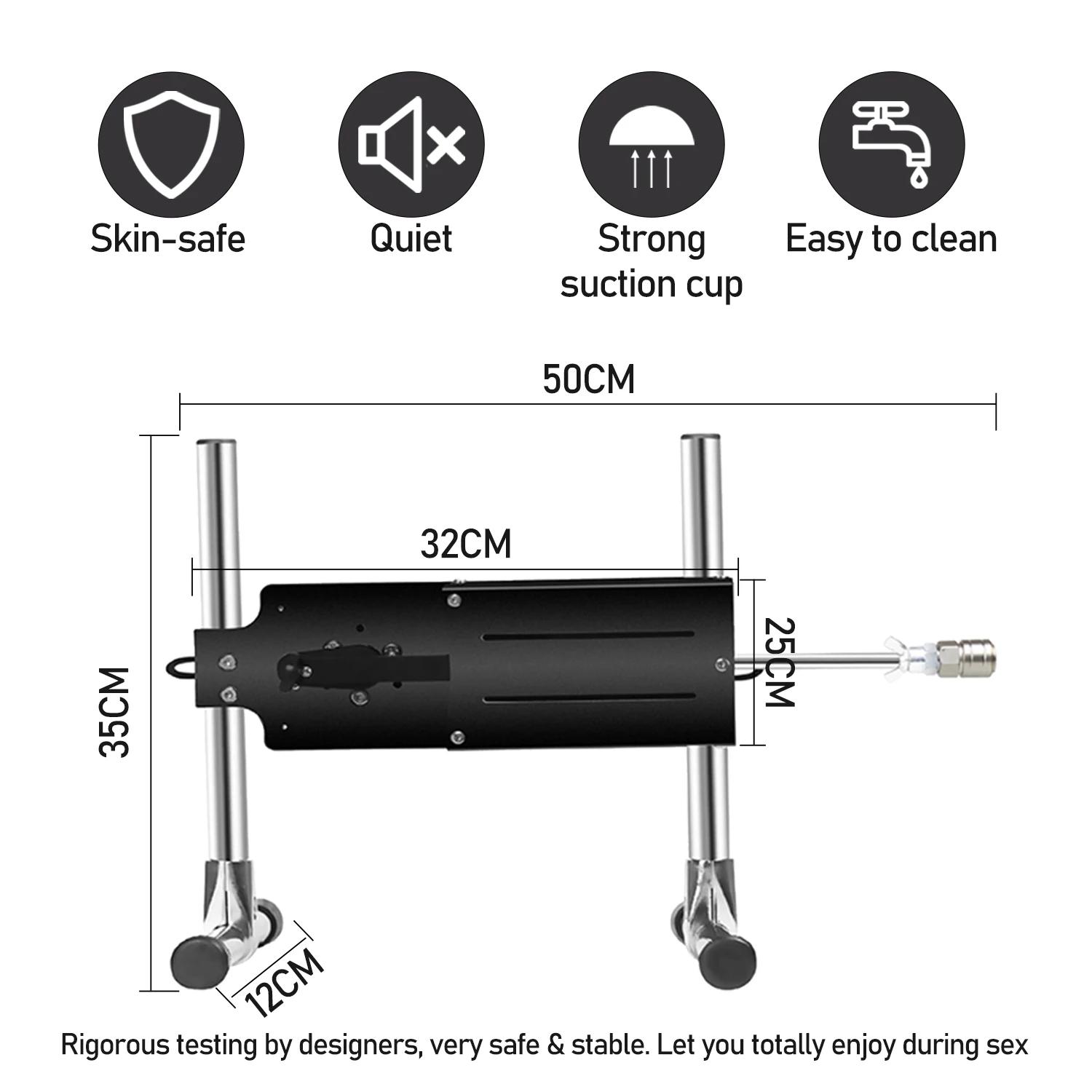 Machine de sexe automatique pour hommes et femmes, télécommande, vibromasseur de gode, vibrateur de