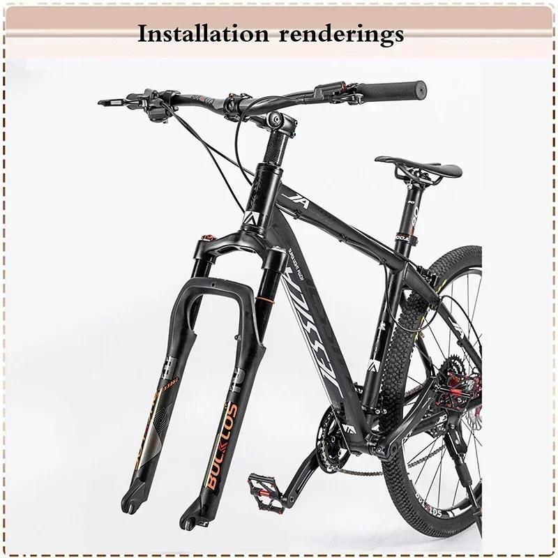 BUCKKub26X4.0-Fourche de vélo à suspension pneumatique, Fat Bike Travel, verrouillage manuel, fourch