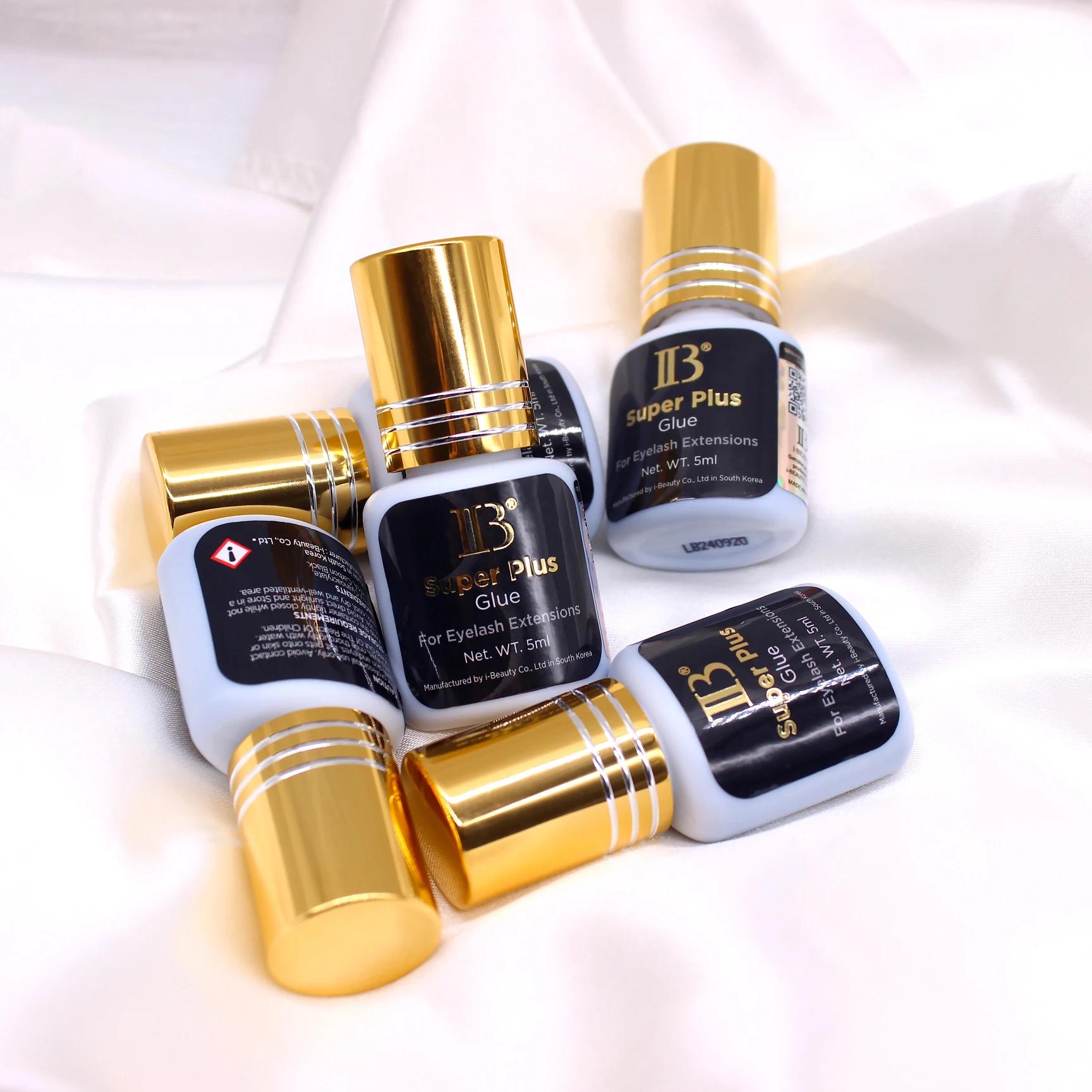 20 bouteilles d'origine IBeauty Super Plus colle pour Extensions de cils 5ml corée capuchon doré fau