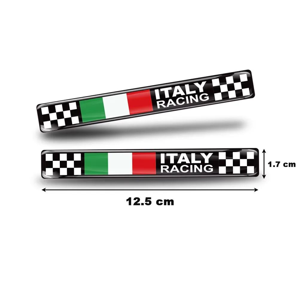Autocollant 3D pour moto, édition limitée, drapeau italien, étui arrière de réservoir, accessoires d