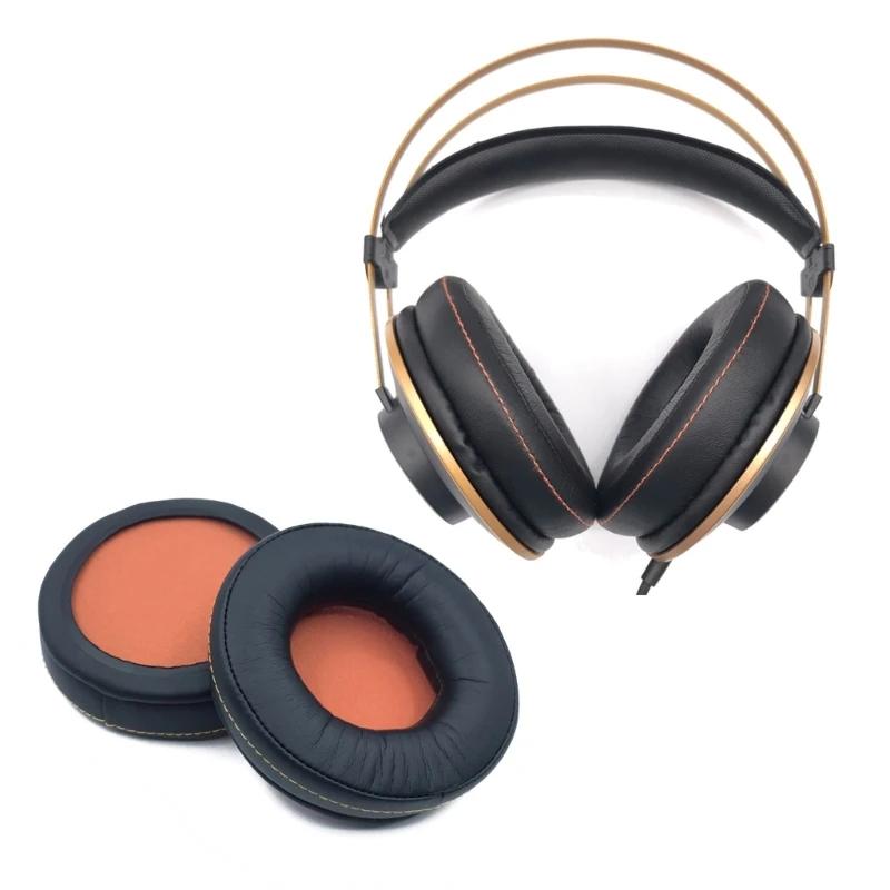 Oreillettes de remplacement en mousse à mémoire de forme, housse de coussin pour casque AKG K52 K72