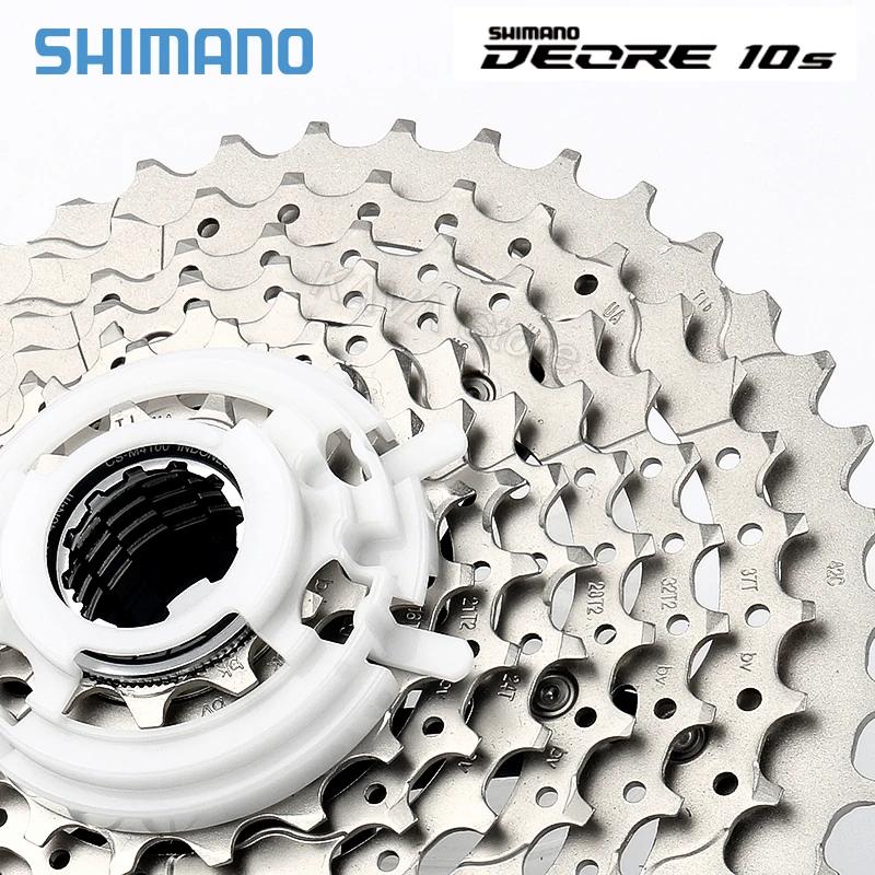 Shimano-Cassette Deore CS Safe100, 10 S K7 11-42T 46T, pignon de VTT 10V, volant d'inertie Safe100 K