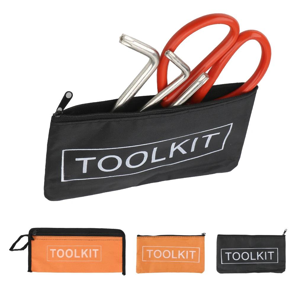 Trousse à outils en toile Oxford, sac portable multifonction, sacs de rangement, petit sac à outils,