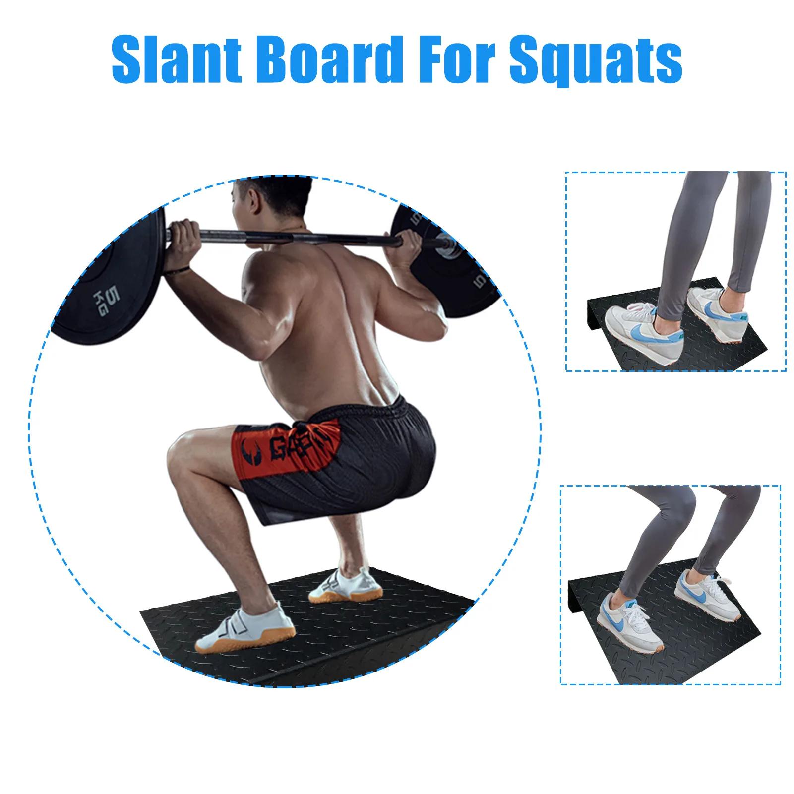 RapDuty-Planche inclinée extra large en acier, plate-forme de levage de mollet, cale de squat coordo
