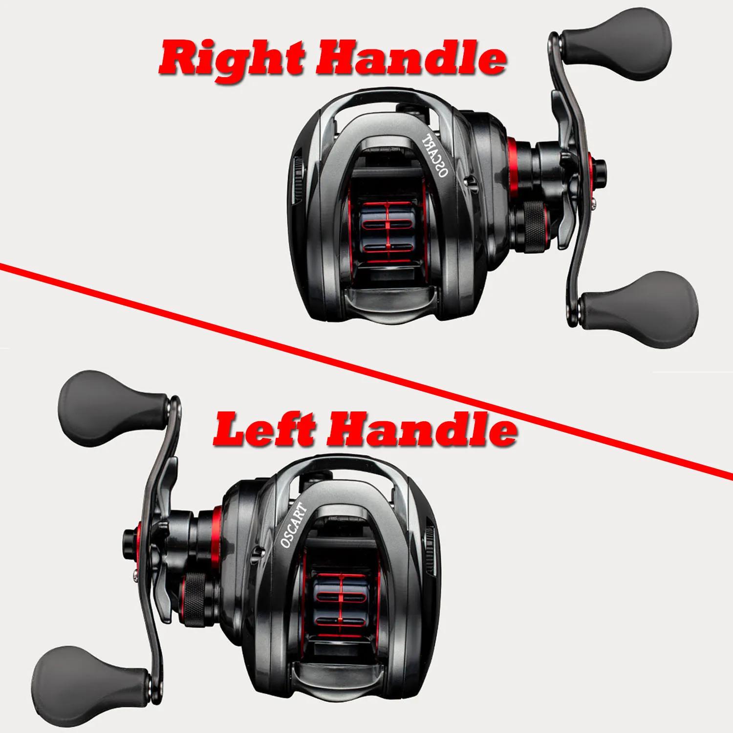 Moulinet de pêche en eau salée Baitcasting, bobine multiplicateur, équipement de pêche, 9BB, 7.1:1,
