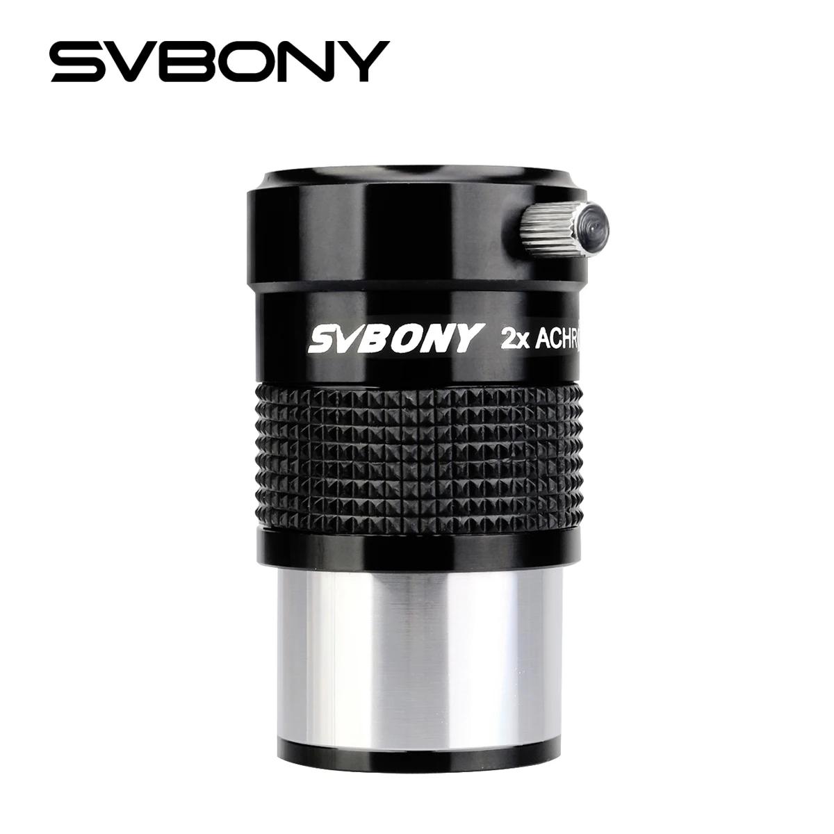 Télescope SVBONY SV118 professionnel équilibrage lentille Barlow 2X FMC achromatique avancé 1.25 pouces