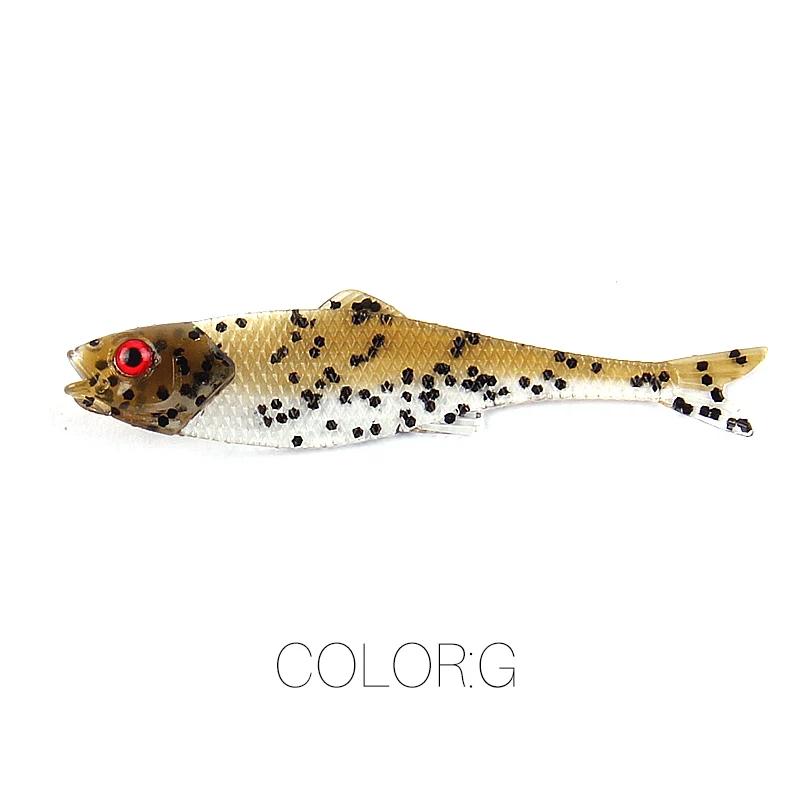 2023 Supercontinent Filet Craw 5.5CM/6.8CM brochet leurre en plastique souple leurres de pêche pêche