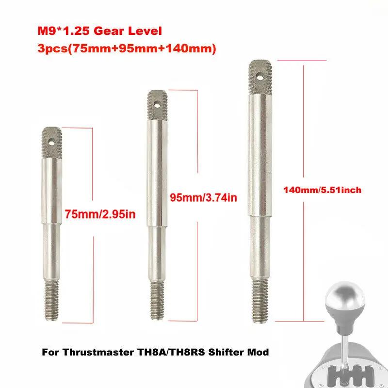 3 pièces niveaux de vitesse pour Thrustmaster TH8A TH8RS manette de vitesse Mod 75mm/95mm/140mm conv