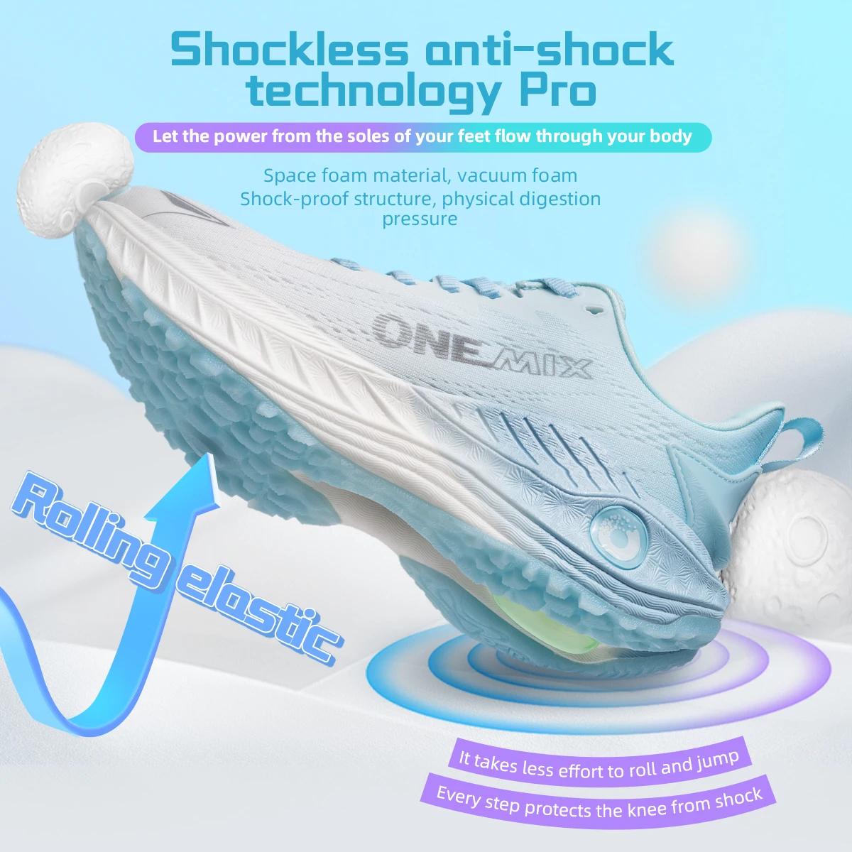 ONEMIX – baskets d'automne respirantes pour hommes et femmes, chaussures de course légères, de sport