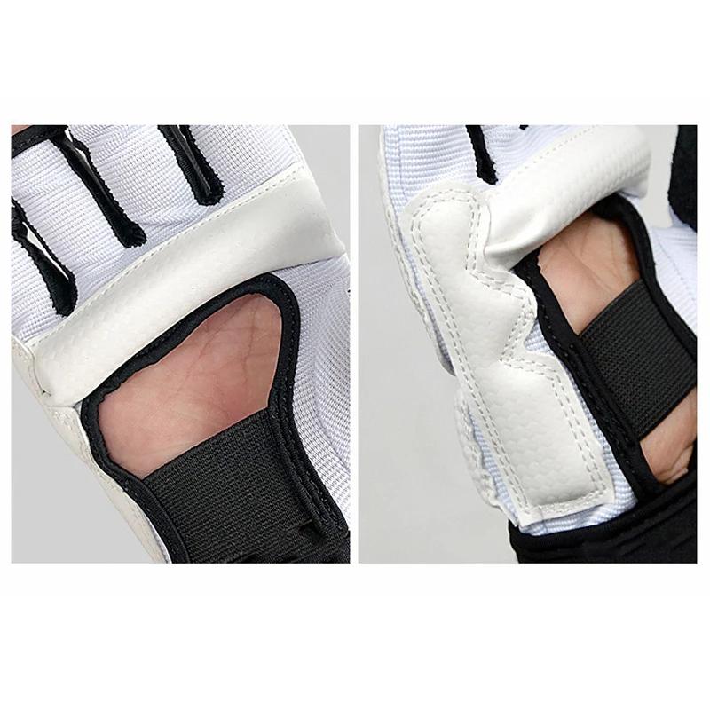 Gants de pied cuir taekwondo anneau Rotterdam protection karaté boxe arts martiaux enfant 1 ensemble