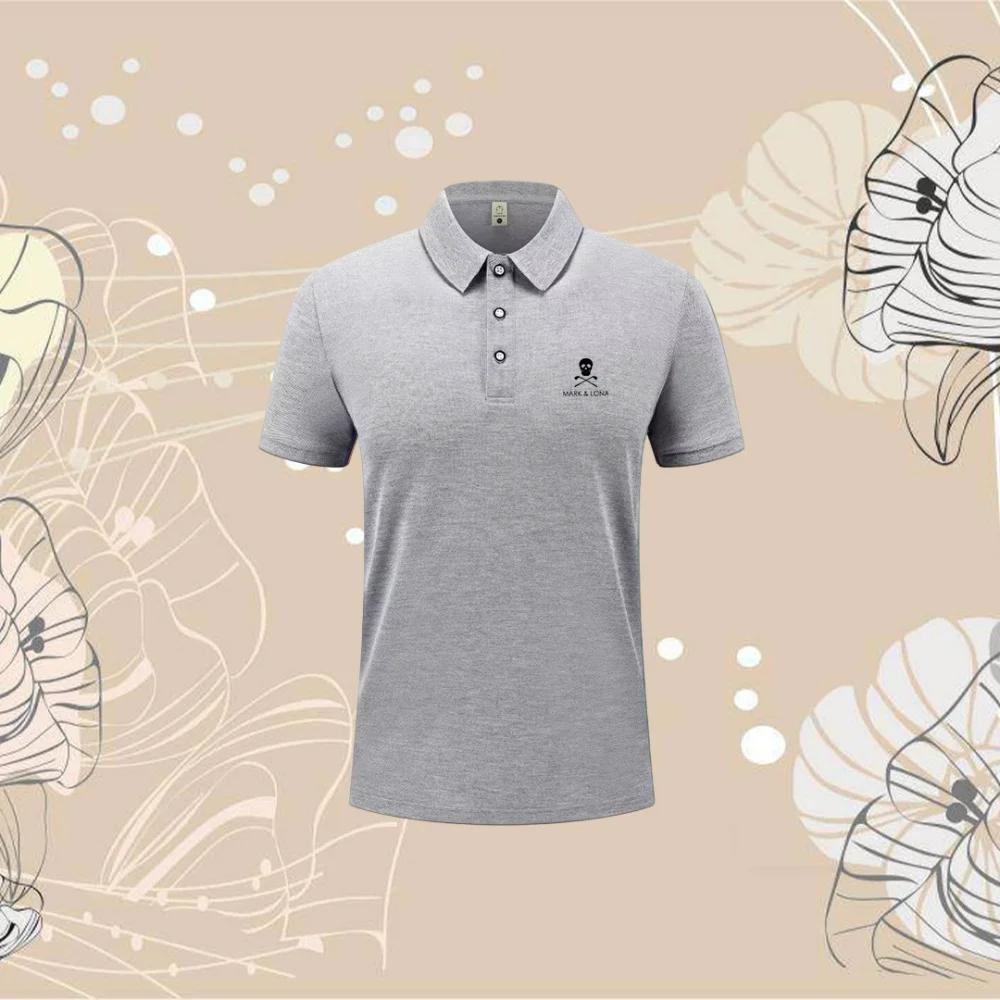 Polo imprimé haut de gamme à manches courtes pour homme, nouvelle version coréenne, collection été 2